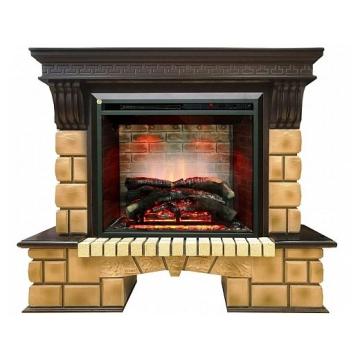 Fireplace Realflame Stone Brick 26 AO Leeds 26 SD 