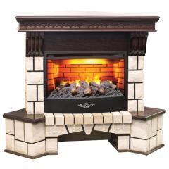 Fireplace Realflame Stone corner 25 5 с Firestar 25 5 3D