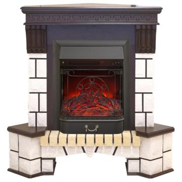 Fireplace Realflame Stone Corner STD/EUG Majestic Lux 