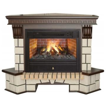 Fireplace Realflame Stone Corner 26 Novara 26 3D 