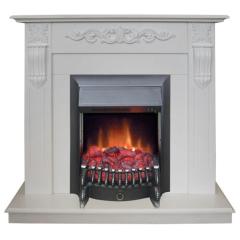 Fireplace Realflame Dominica STD/EUG WT Fobos s Lux BL/BR Majestic s Lux BL/BR