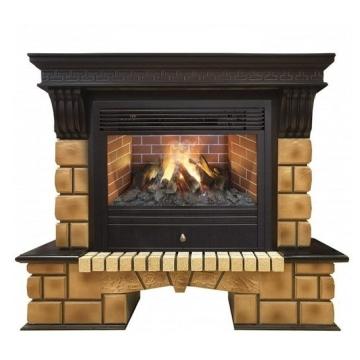 Fireplace Realflame Stone Brick 26 3D Novara 