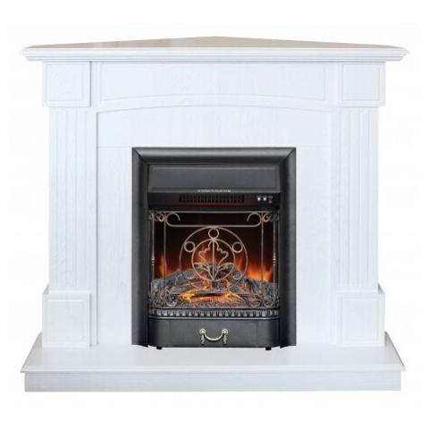 Fireplace Realflame ANDREA Corner WT с Majestic Lux S BL 