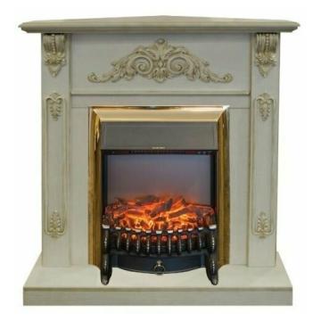 Fireplace Realflame Anita Corner WT Fobos Lux BR 