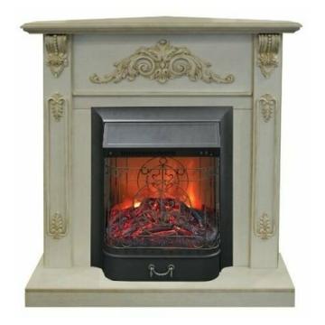 Fireplace Realflame Anita Corner WT Majestic Lux Black 