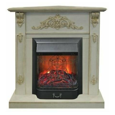 Fireplace Realflame Anita Corner WT Majestic Lux Black 