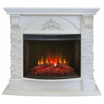 Fireplace Realflame Athena Corner GR WT c Evrica 