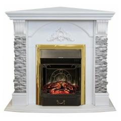 Fireplace Realflame Athena Corner WT GR Majestic Lux BR