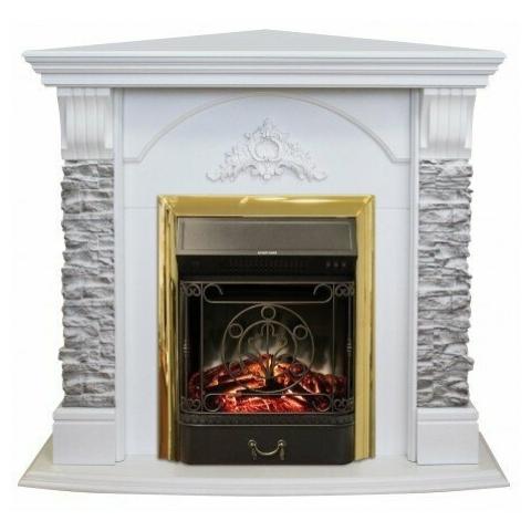 Fireplace Realflame Athena Corner WT GR Majestic Lux BR 