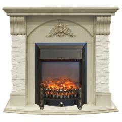 Fireplace Realflame Athena WT с Fobos Lux S BL