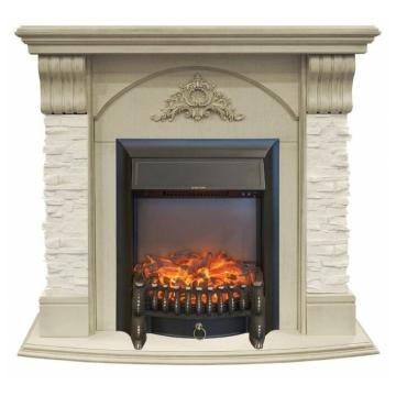 Fireplace Realflame Athena WT с Fobos Lux S BL 