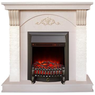 Fireplace Realflame CORFINO WT FOBOS LUX Black 