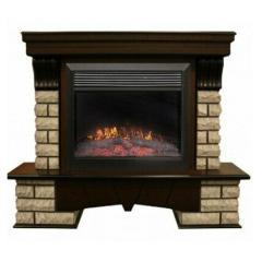 Fireplace Realflame Country Rock Moonblaze Lux Black