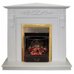 Fireplace Realflame Dominica Corner WT Majestic Lux BR