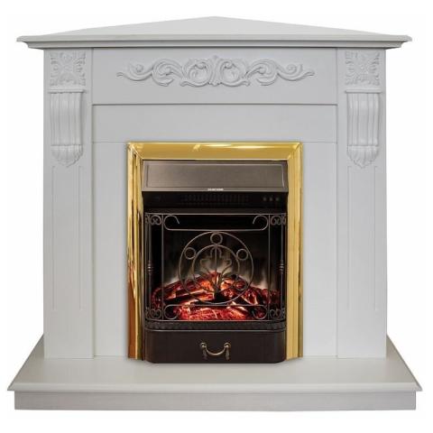 Fireplace Realflame Dominica Corner WT Majestic Lux BR 