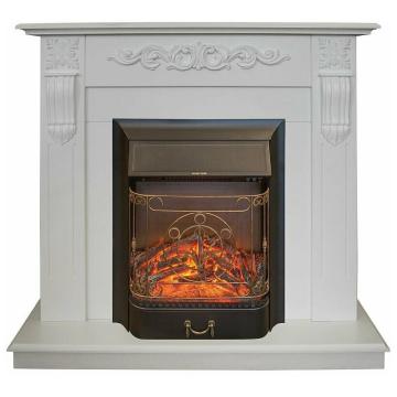 Fireplace Realflame Dominica WT Majestic Lux Black 