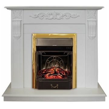 Fireplace Realflame Dominica WT Majestic Lux Br 