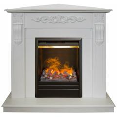 Fireplace Realflame Dominica WT Corner Olympic 3D