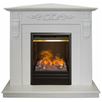 Fireplace Realflame Dominica WT Corner Olympic 3D 