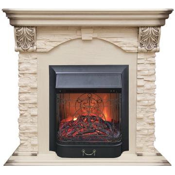 Fireplace Realflame Dublin Lux WT Majestic Lux Black 