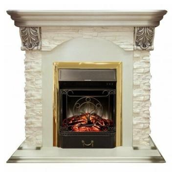 Fireplace Realflame Dublin Lux WT Majestic Lux BR 