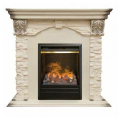 Fireplace Realflame Dublin Lux WT Olympic 3D