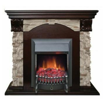 Fireplace Realflame Dublin Rock AO Fobos Lux Black 