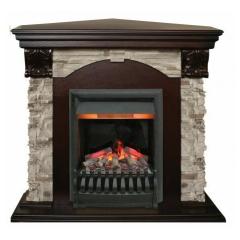 Fireplace Realflame Dublin ROCK Corner Oregan 3D