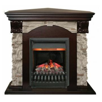 Fireplace Realflame Dublin ROCK Corner Oregan 3D 