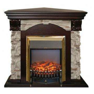 Fireplace Realflame Dublin Rock Corner AO Fobos Lux Br 