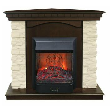 Fireplace Realflame Elford Corner AO Majestic Lux Black 