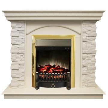 Fireplace Realflame Elford WT Fobos Lux BR 