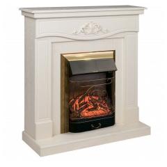 Fireplace Realflame JUNONA WT Majestic Lux Brass