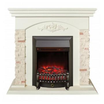 Fireplace Realflame Neapolis WT Fobos Lux BL 