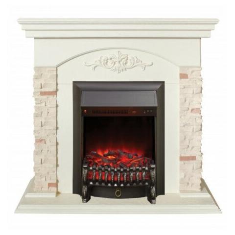 Fireplace Realflame Neapolis WT Fobos Lux BL 