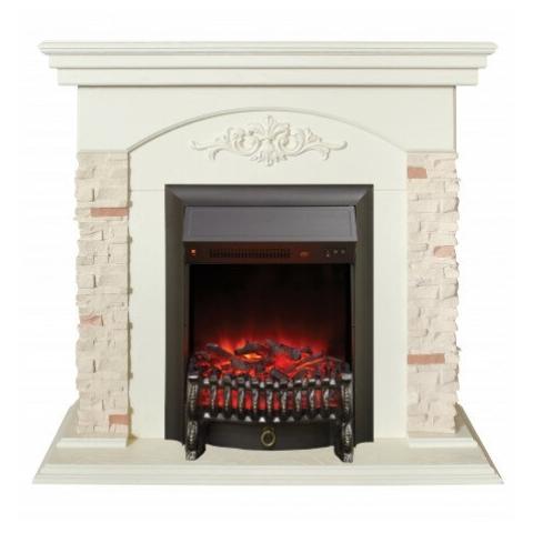 Fireplace Realflame Neapolis WT Fobos Lux BL S 