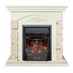 Fireplace Realflame Neapolis WT Majestic Lux BL S