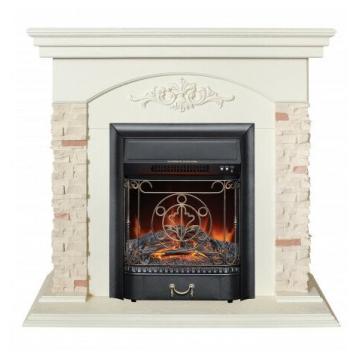 Fireplace Realflame Neapolis WT Majestic Lux BL S 