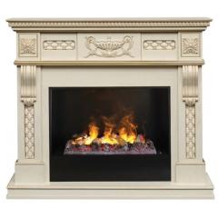 Fireplace Realflame Corsica Lux 26 WT Black 3D Cassette 630