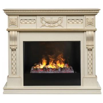 Fireplace Realflame Corsica Lux 26 WT Black 3D Cassette 630 