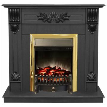 Fireplace Realflame Ottawa DN с Fobos Lux BR S золотой 