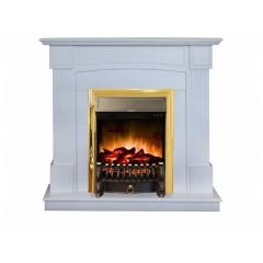 Fireplace Realflame Andrea WT Fobos Lux Brass