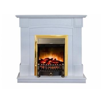 Fireplace Realflame Andrea WT Fobos Lux Brass 