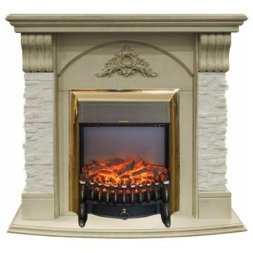 Fireplace Realflame Athena WT-619G Fobos s Lux Brass 