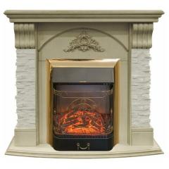 Fireplace Realflame Athena WT-619G Majestic Lux Brass