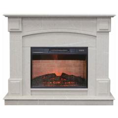 Fireplace Realflame Carolina Marble WT мрамор Irvine 24