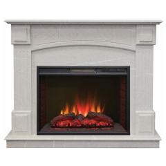Fireplace Realflame Carolina Marble WT мрамор Sparta 25 5 LED
