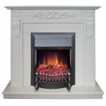 Fireplace Realflame Dominica WT Fobos S Lux Black 