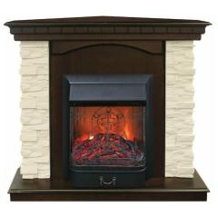 Fireplace Realflame Elford Corner AO Majestic Lux Black