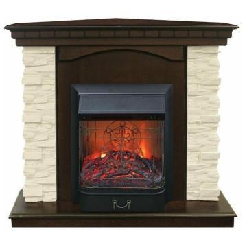 Fireplace Realflame Elford Corner AO Majestic Lux Black 